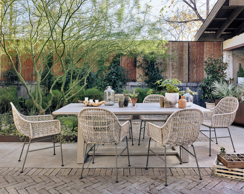 Atherton Outdoor Dining Table - Weathered Grey