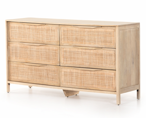 Sydney 6 Drawer Dresser - Natural