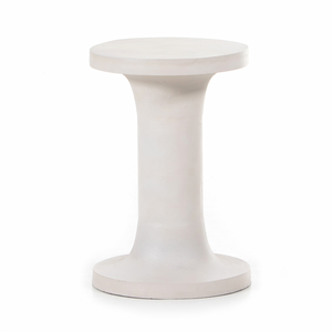 Gino End Table - Matte White