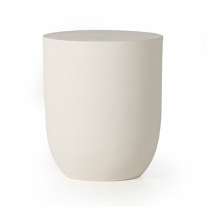 Basil Outdoor Drink Table - Matte White