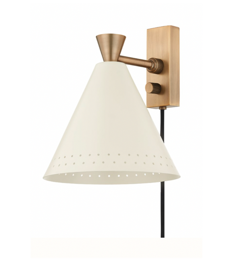 Louise Plug In Wall Sconce