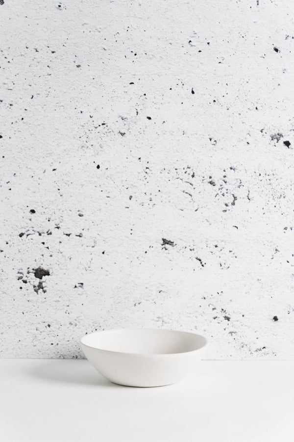 Stoneware Soup Plate | Dadasi - Matte White