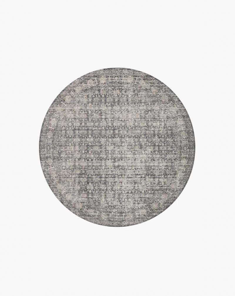 Amber Lewis - Alie Charcoal and Dove Area Rug
