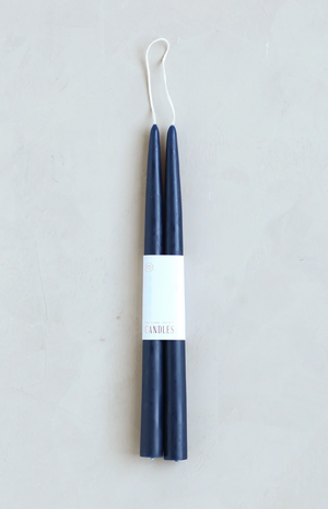 Dipped Taper Candle - Midnight