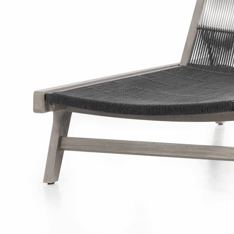 Julian Outdoor Chaise - Weathered Grey