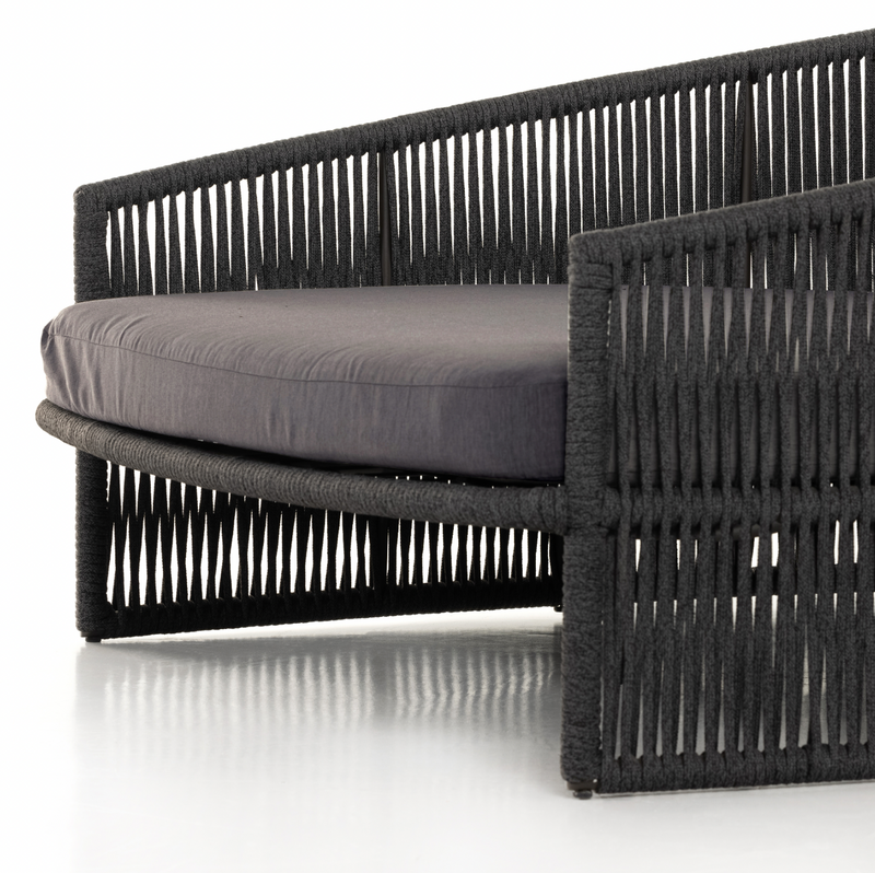 Porto Outdoor Daybed - Charcoal