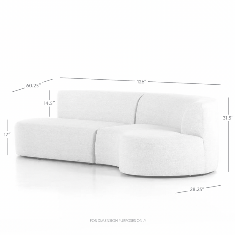 Opal Outdoor Curved Sectional - Faye Sand