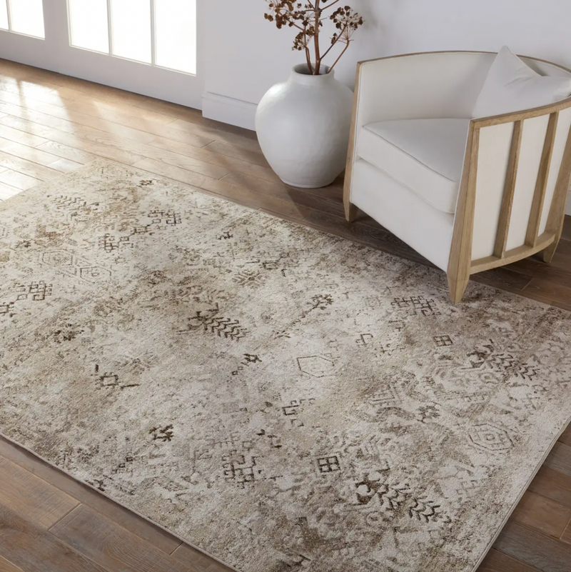 Stone Area Rug Inlay Nadine Mink and Stone Area Rug – Arcadia Modern Home