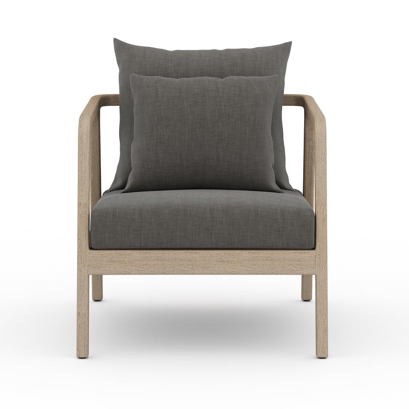 Numa Outdoor Chair - Washed Brown - Charcoal