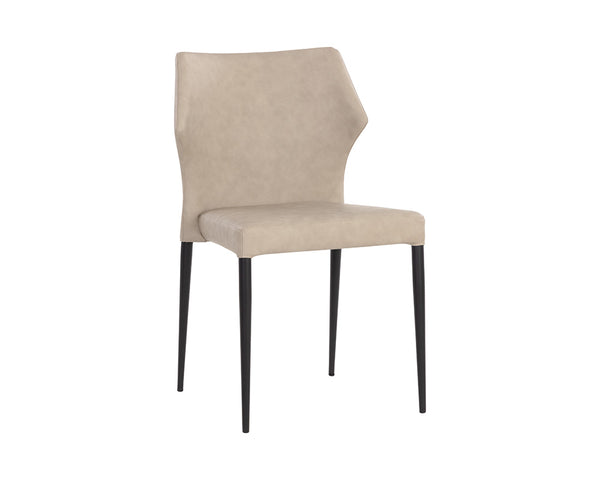 Jazzy Dining Chair - Oatmeal Leatherette