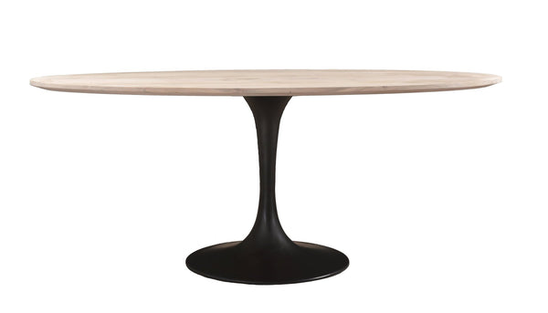 Utah Oval Dining Table - Black Base