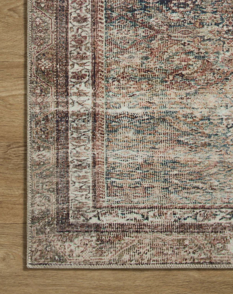 Jules Ink and Terracotta Area Rug
