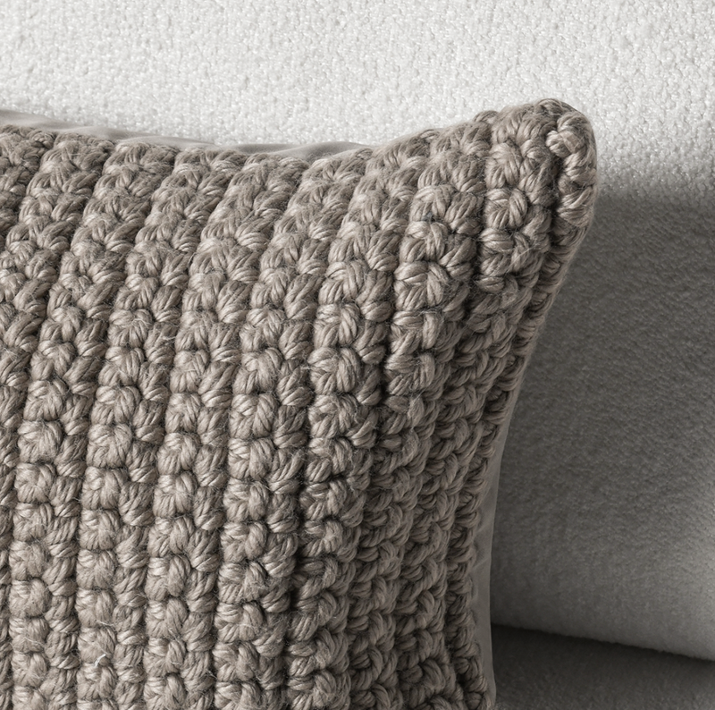 Marnie Grey Outdoor Cushion - Lumbar